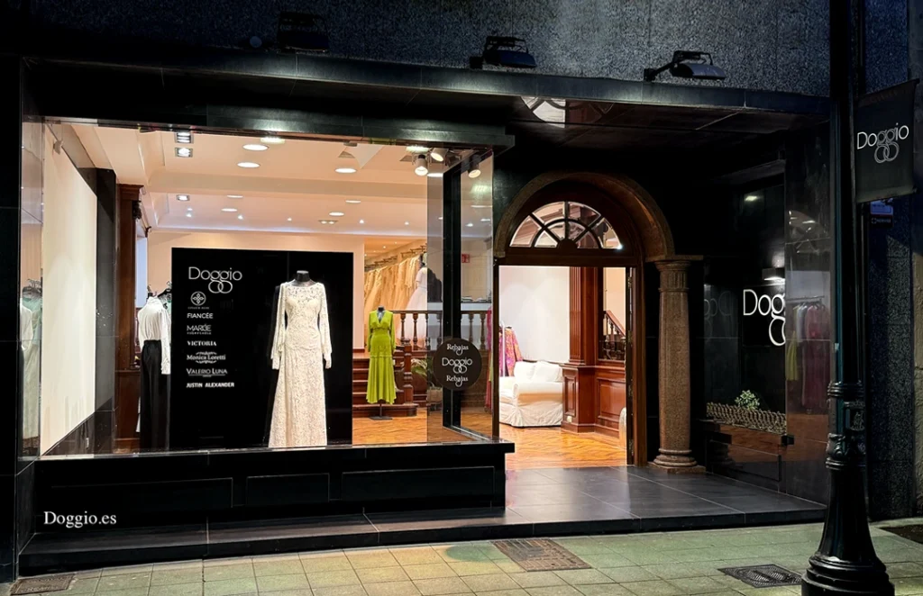 Vestidos de boda Madrina novia Invitada Asturias doggio fachada_novias_asturias_doggio